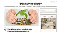 Desktop Screenshot of greenspringenergy.com