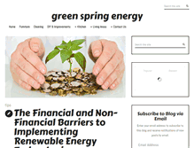 Tablet Screenshot of greenspringenergy.com